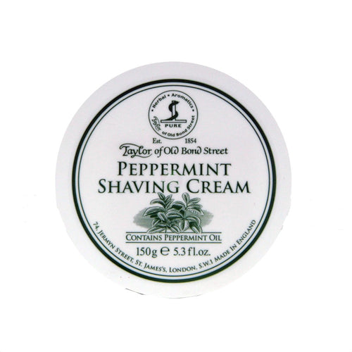 PEPPERMINT SHAVING CREAM BOWL 150G