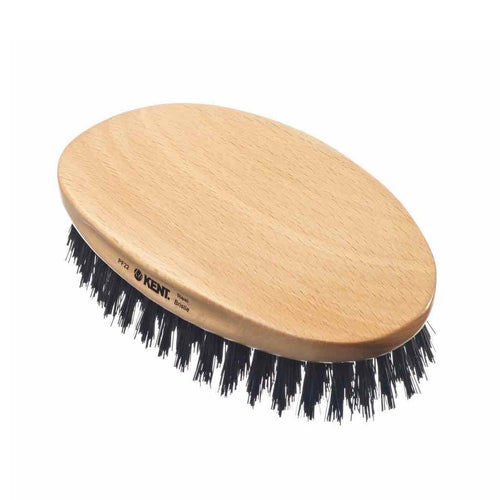 CEPILLO OVAL KENT CERDA NATURAL MADERA